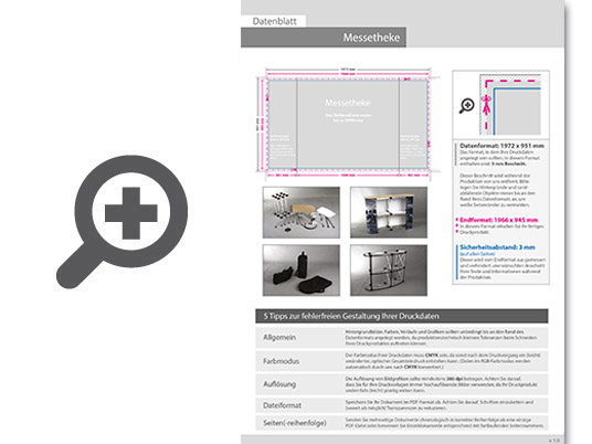 Product Bild ersatzdruck_f__r_gebogene_messetheke